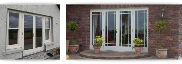 Youghal Glass Wooden French Doors